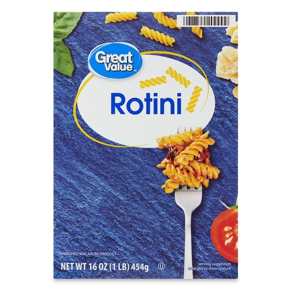 (12 pack) Great Value Rotini, 16 oz