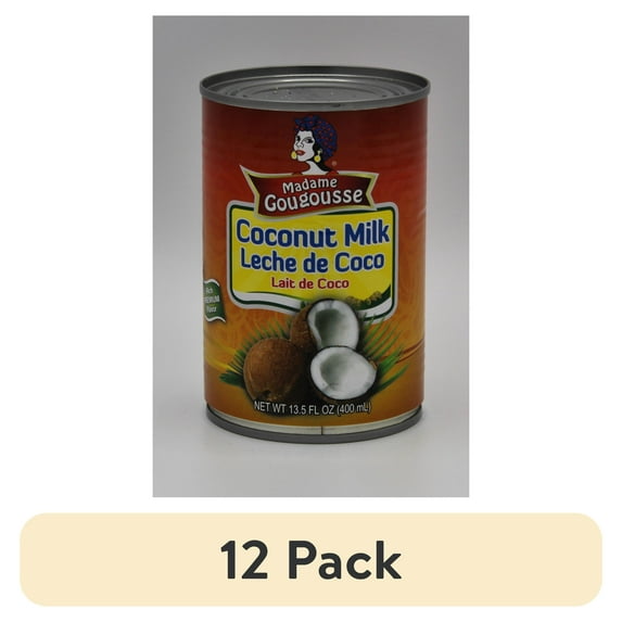 (12 pack) Guixens Food Group Madame Gougousse Coconut Milk, 13.5 oz