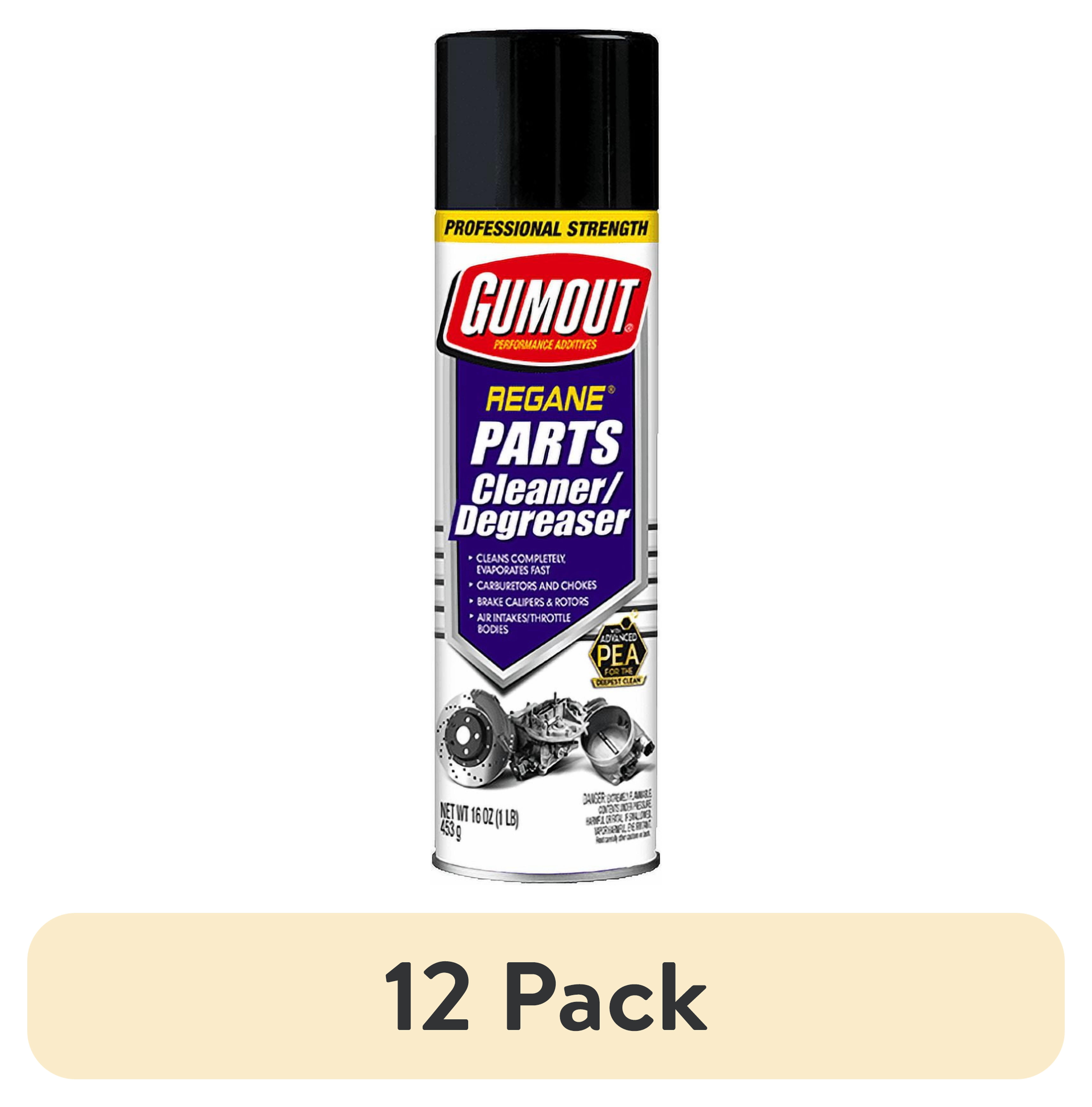 (12 pack) Gumout 540001 Regane Parts Cleaner Degreaser, 16oz