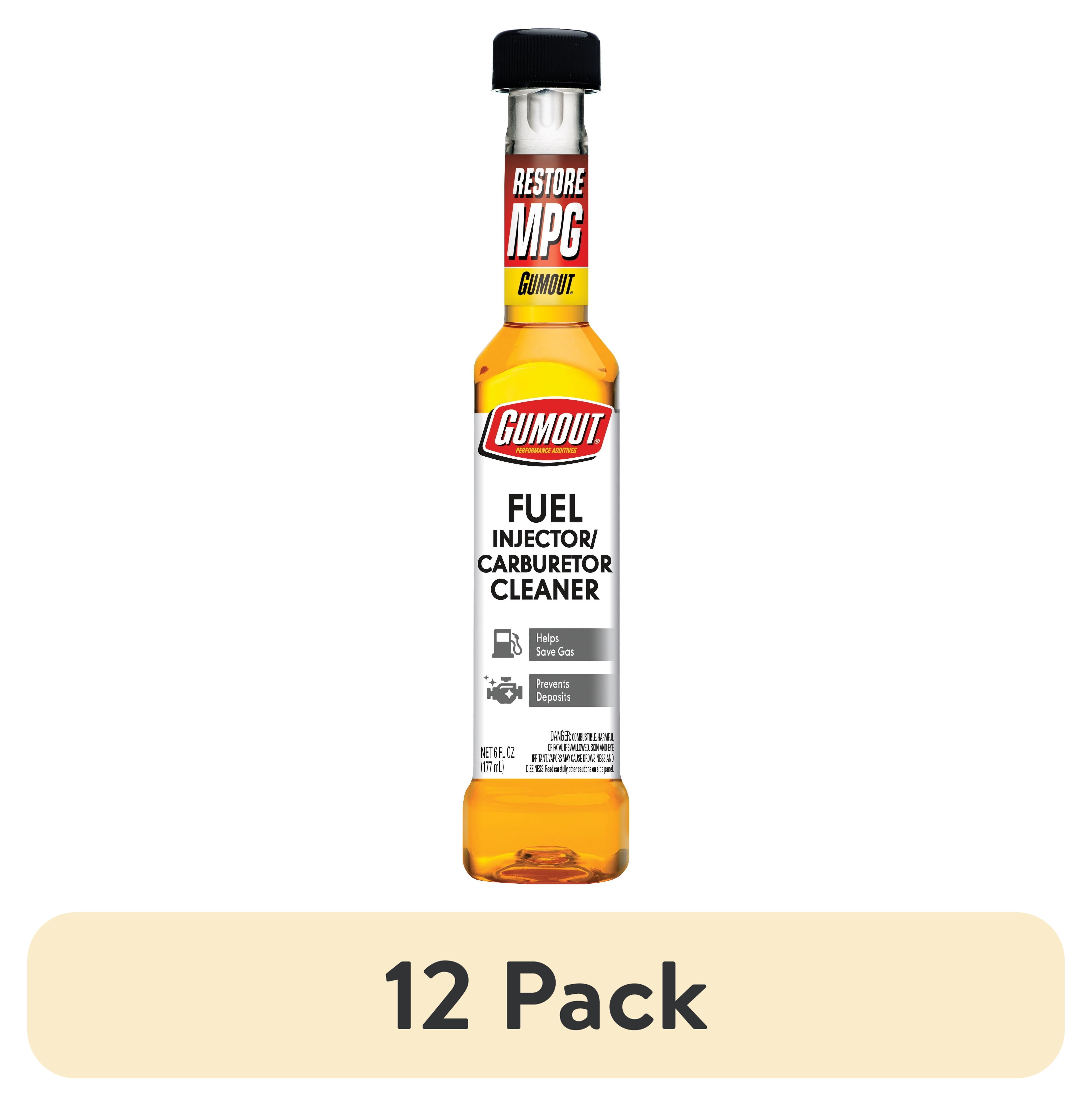 Gumout Fuel Injector Cleaner, Carb Cleaner Additive, 6 oz