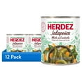 thumbnail image 1 of (12 pack) HERDEZ Jalapenos, Shelf-Stable, 27 oz Aluminum Can, 1 of 6