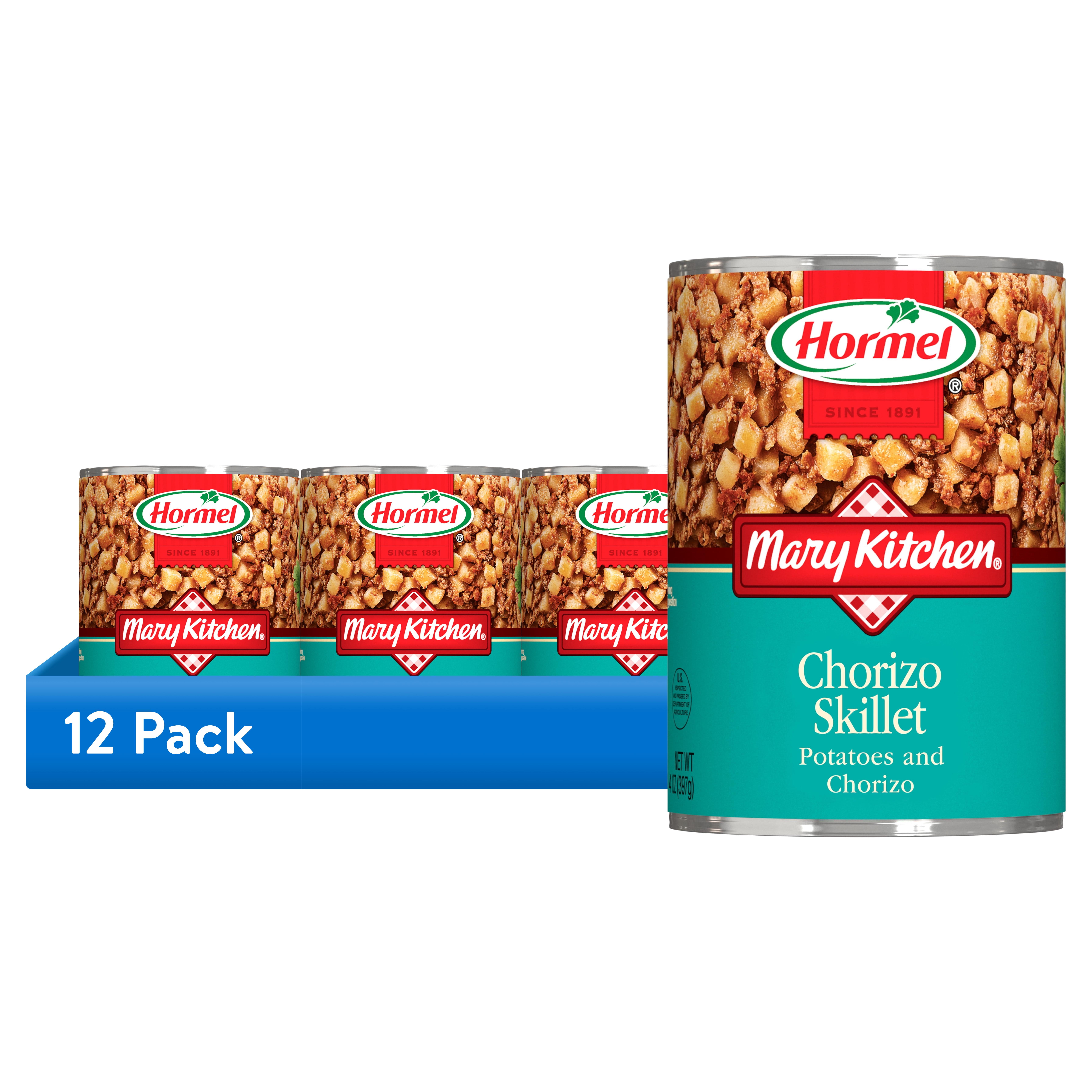 (12 pack) HORMEL MARY KITCHEN Chorizo Skillet, 14 oz Can