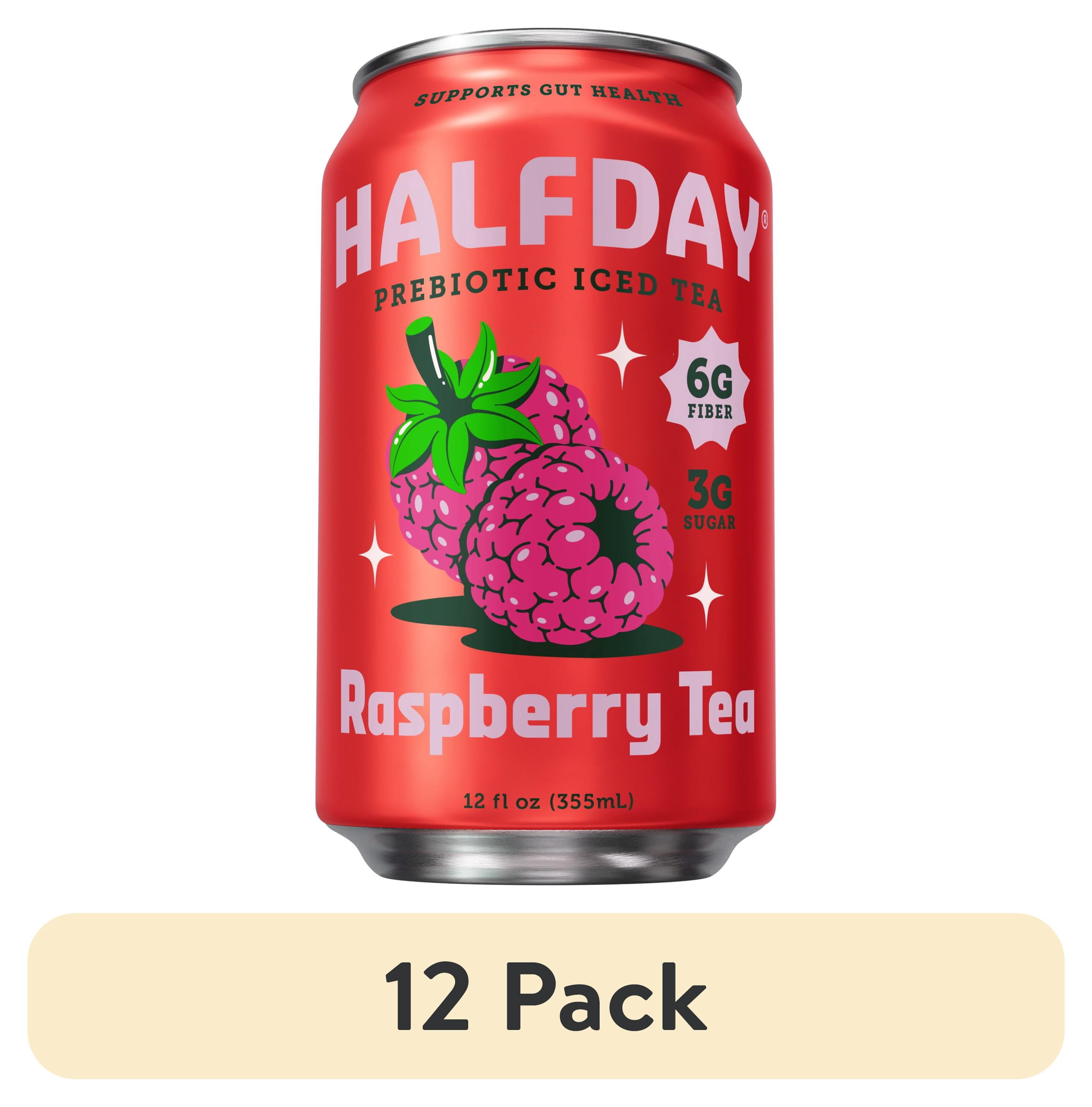 Halfday Prebiotic Raspberry Iced Tea - Walmart.com