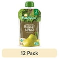 thumbnail image 1 of (12 pack) Happy Baby Organics Clearly Crafted, Stage 2 Pears Kale & Spinach Organic Baby Food, 4oz Pouch, 1 of 9