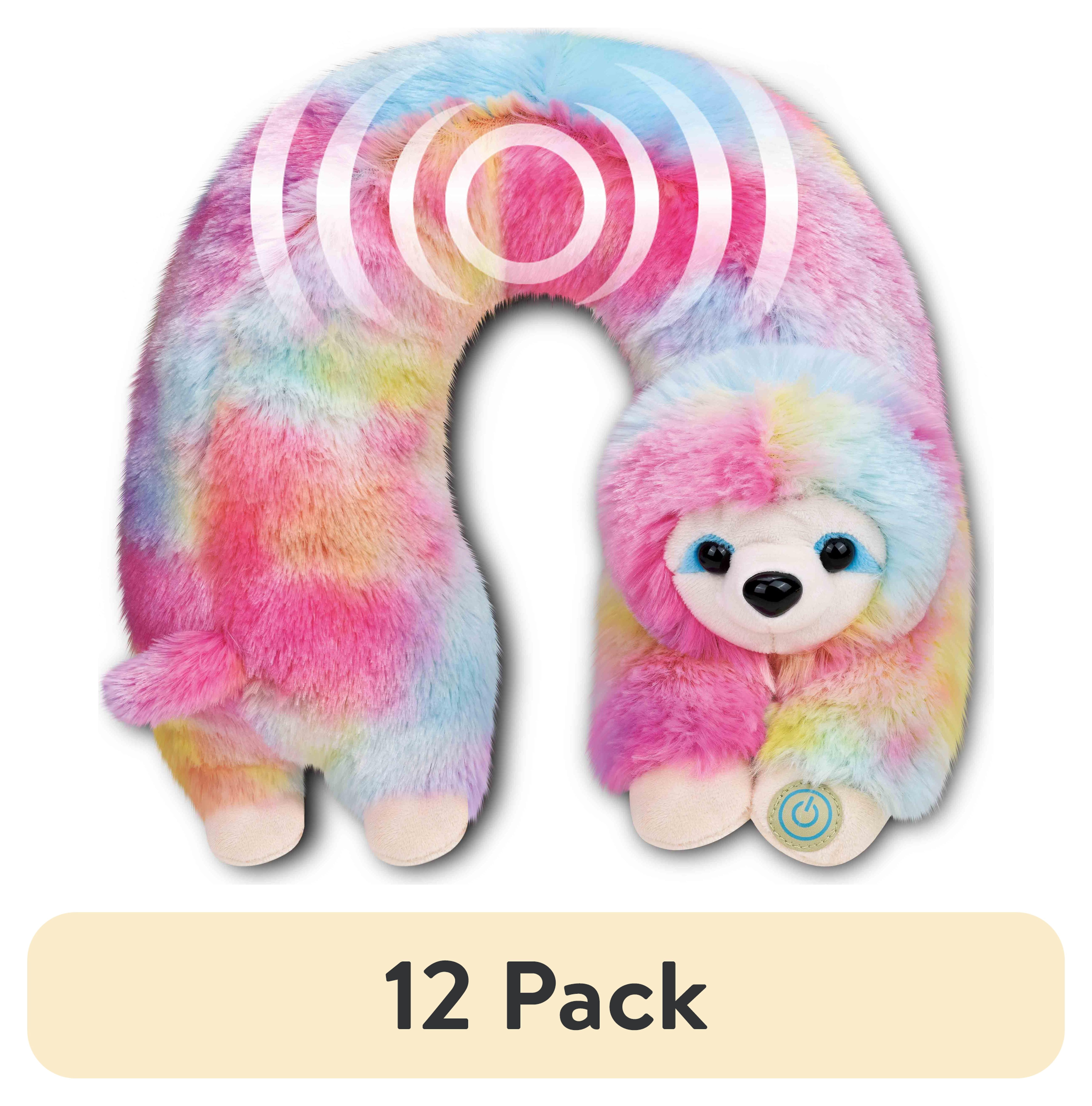 (12 pack) Health Touch Neck Massager Gift, U-Shaped Lightweight – Rainbow Sloth