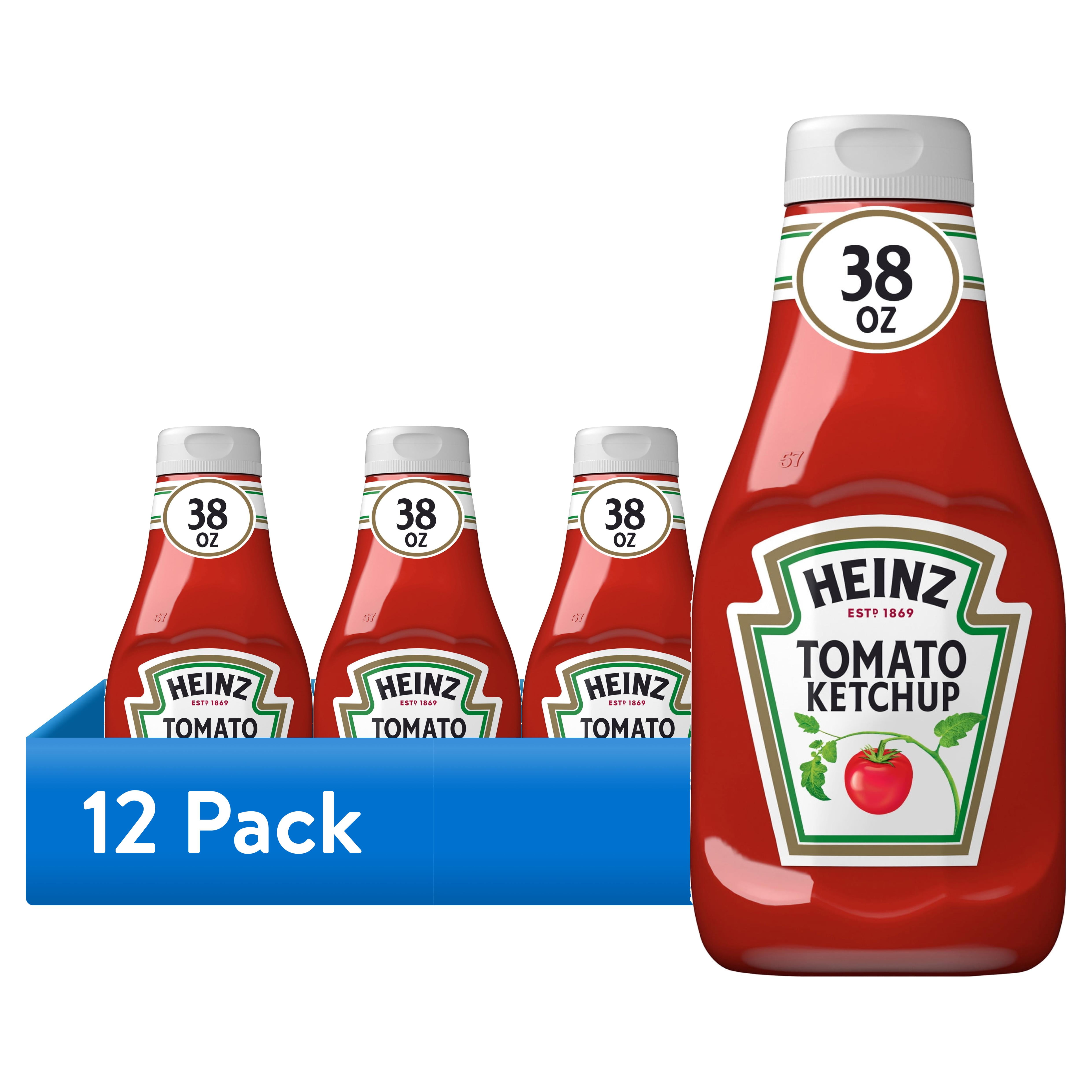 (12 pack) Heinz Tomato Ketchup, 38 oz Bottle