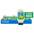 thumbnail image 1 of (12 pack) Hidden Valley Original Ranch Salad Dressing and Topping, 16 fl oz Easy Squeeze Bottle, 1 of 16