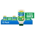 thumbnail image 1 of (12 pack) Hidden Valley Original Ranch Salad Dressing and Topping, 24 fl oz Easy Squeeze Bottle, 1 of 17