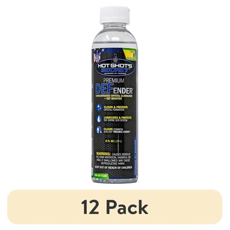 (12 pack) Hot Shot's Secret DEFender Crystal Eliminator & DEF Booster for Diesel Engines