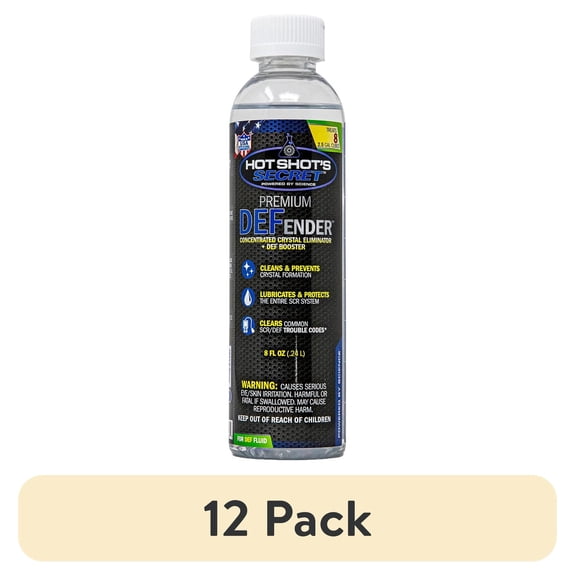 (12 pack) Hot Shot's Secret DEFender Crystal Eliminator & DEF Booster for Diesel Engines