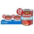 thumbnail image 1 of (12 pack) Hunt’s No Salt Added Crushed Tomatoes, Perfect for Chili & Soups, 28 oz. Can, 1 of 11