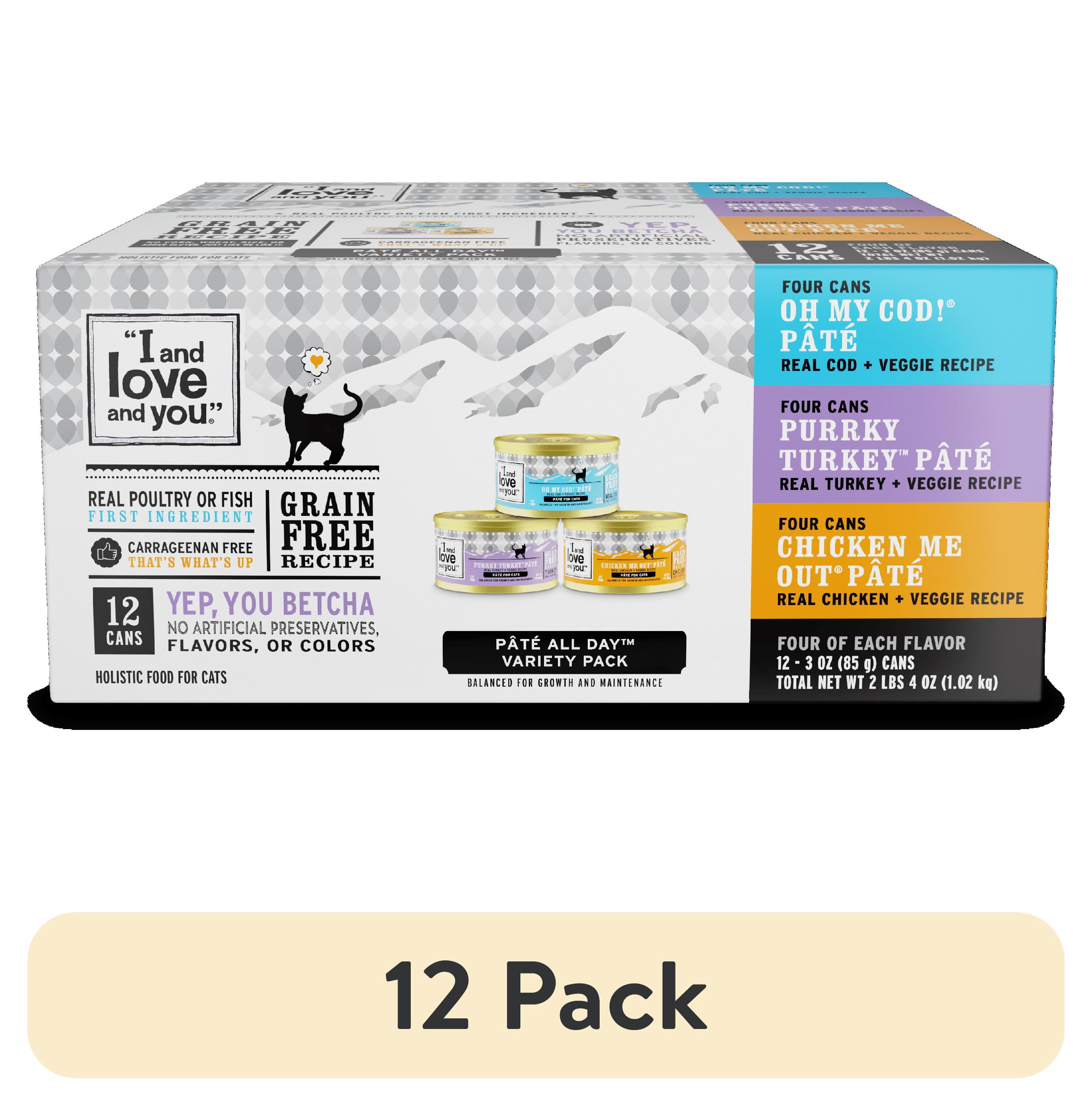 (12 pack) "I and love and you" Pate All Day Variety Pack