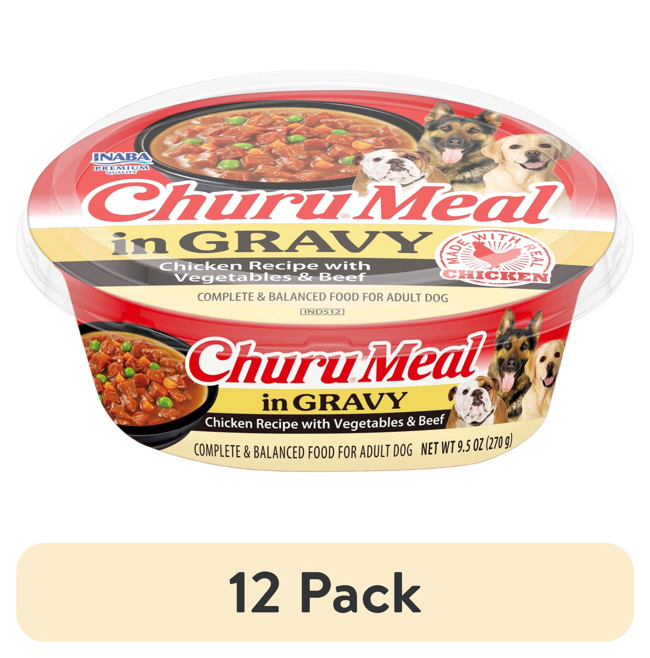INABA Churu Meal in Gravy Adult Wet Dog Food, 9.5 oz cup, 1-count