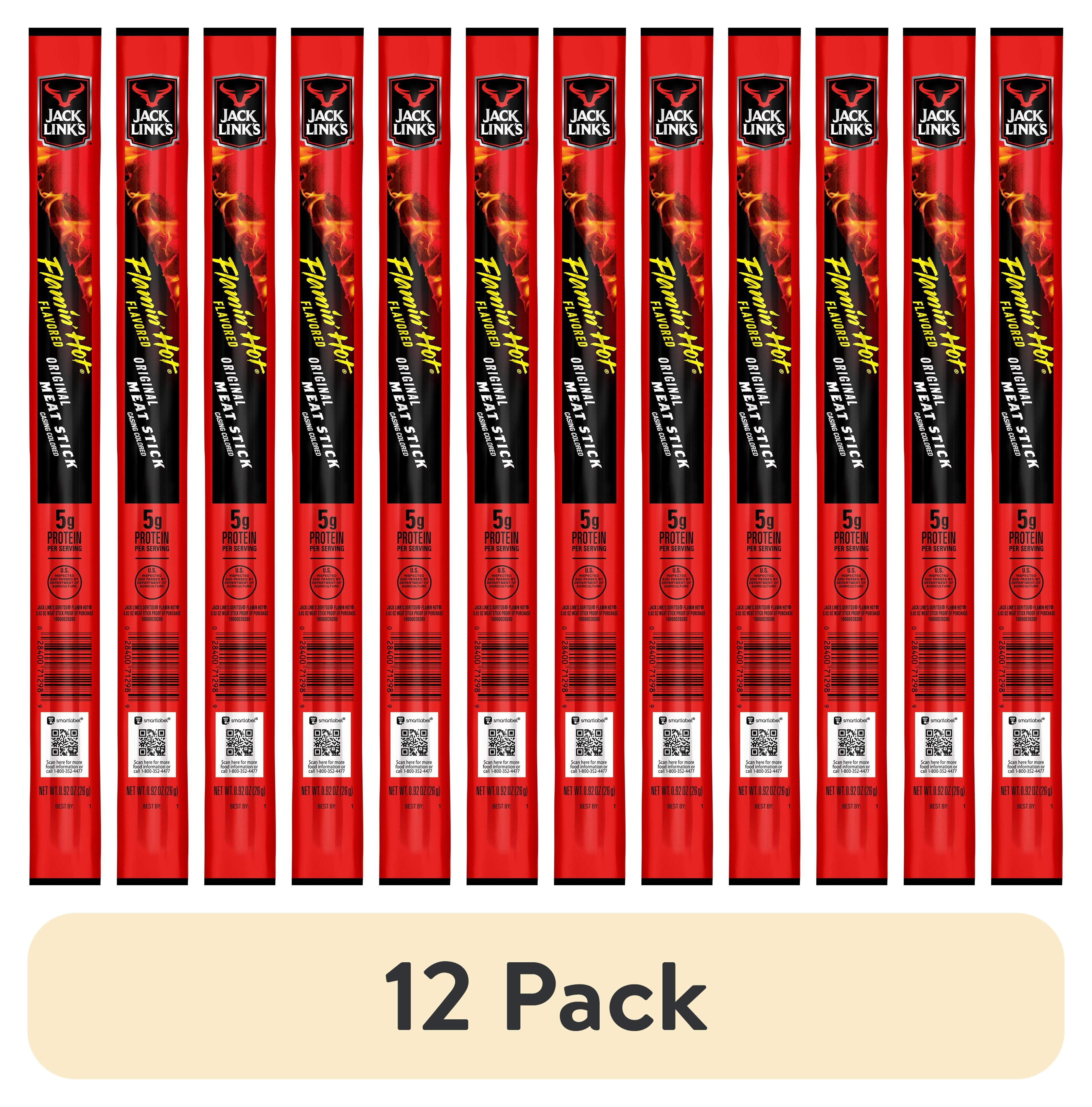 (12 pack) Jack Link’s® Flamin’ Hot® Flavored Original Meat Stick Jerky & Dried Meats, 0.92 oz