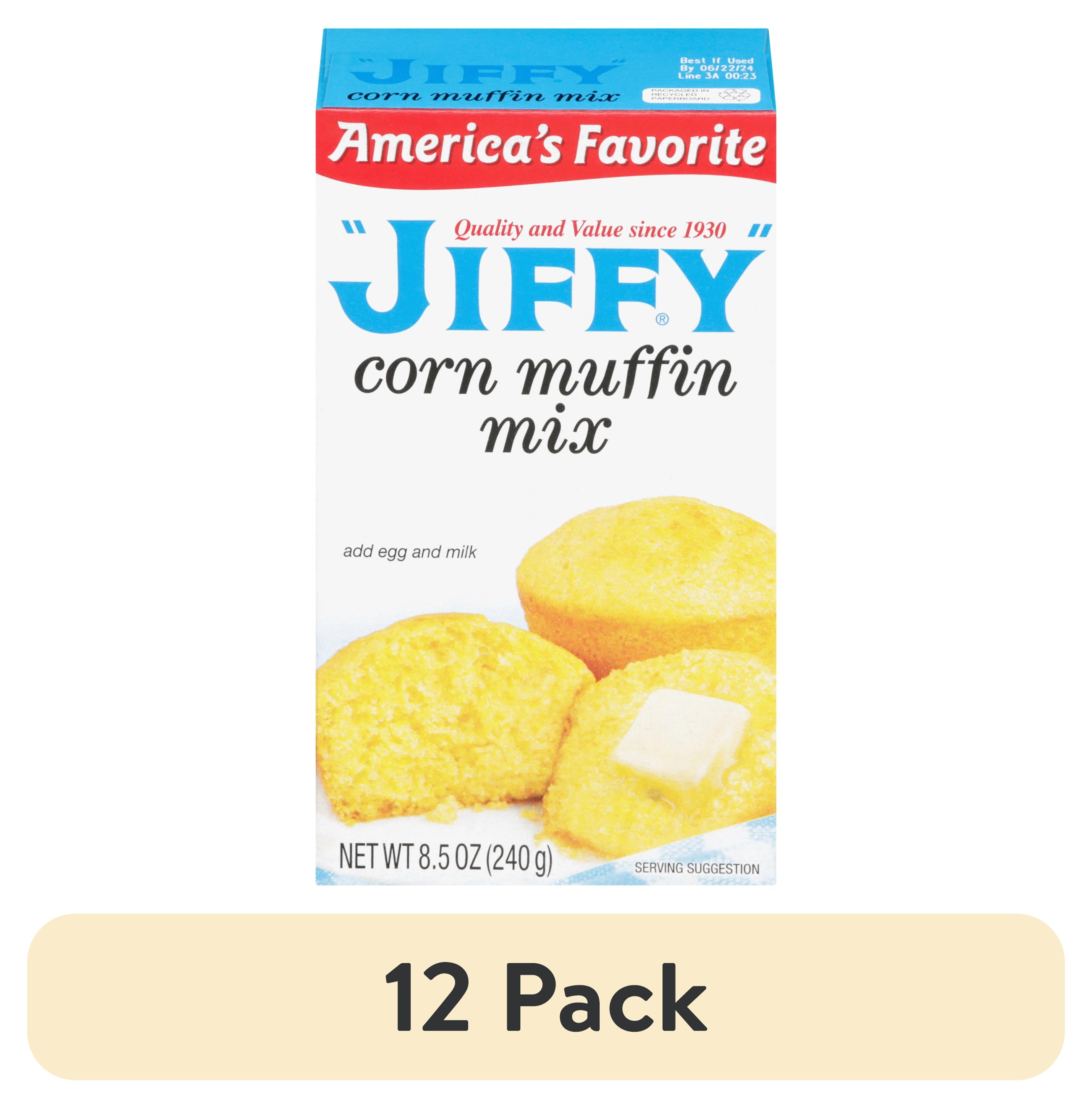 (12 pack) "JIFFY" Corn Muffin Mix, 8.5 oz Box