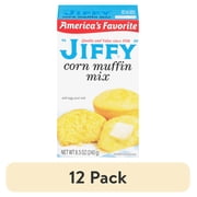 (12 pack) "JIFFY" Corn Muffin Mix, 8.5 oz Box