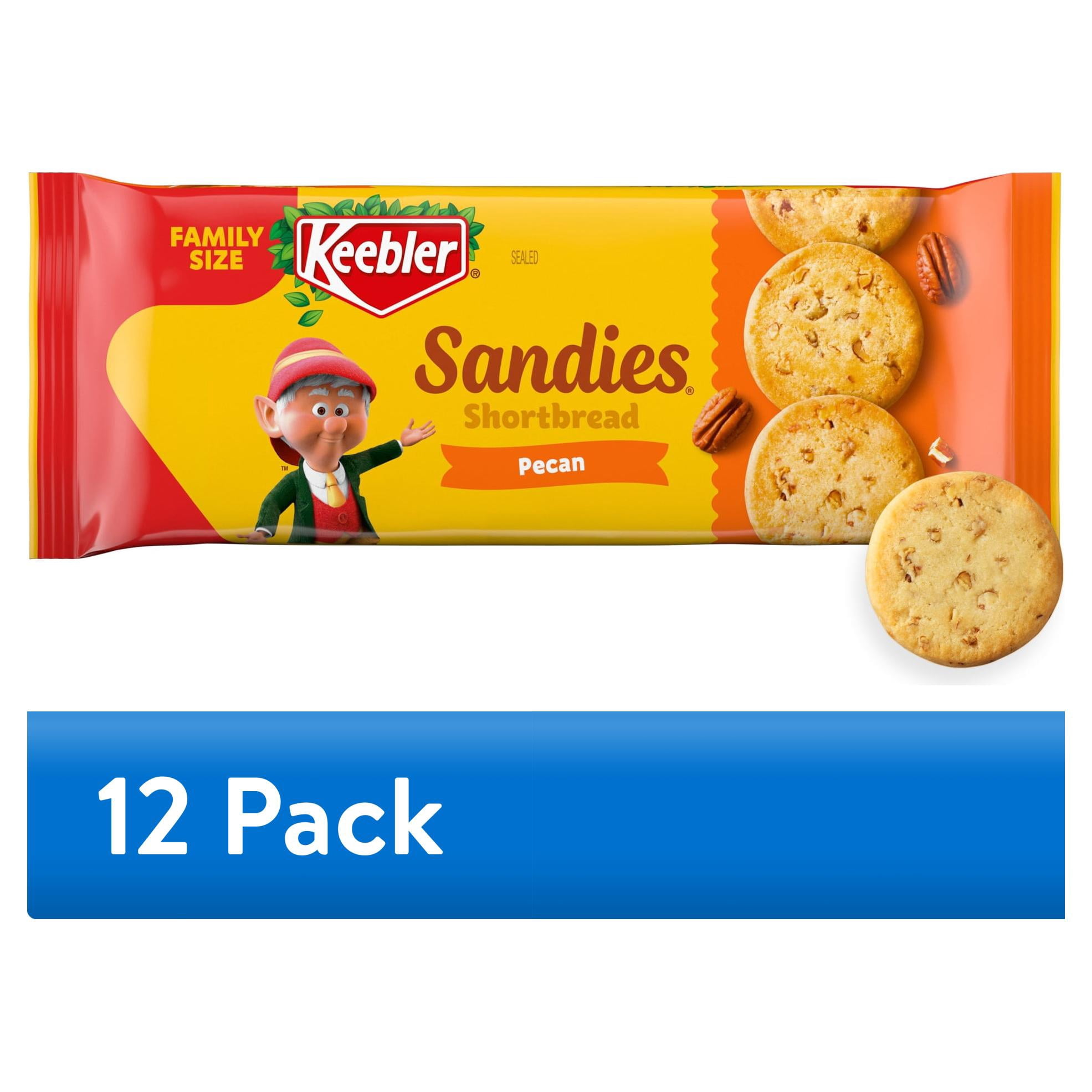 Keebler, Sandies Pecan Cookies, 17.2 oz, Family Size - Walmart.com
