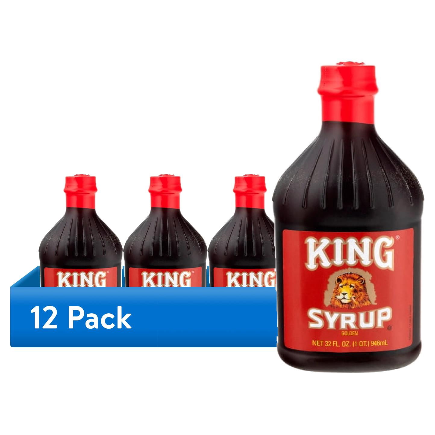 12 pack) King Golden Syrup, 32 fl oz Bottle - Walmart.com