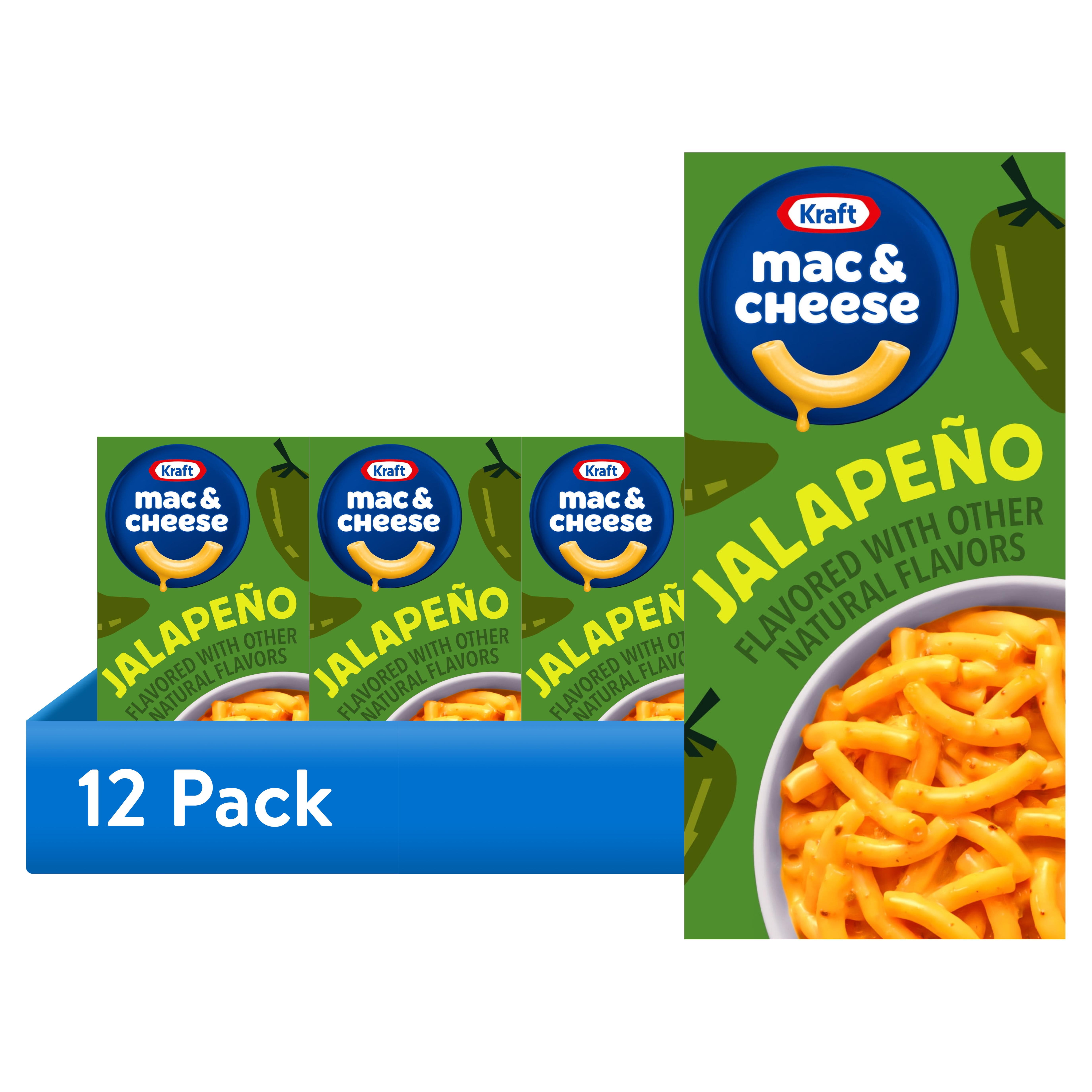 12 pack) Kraft Mac and Cheese, 1 Box, for Easy Dinner or Dinner