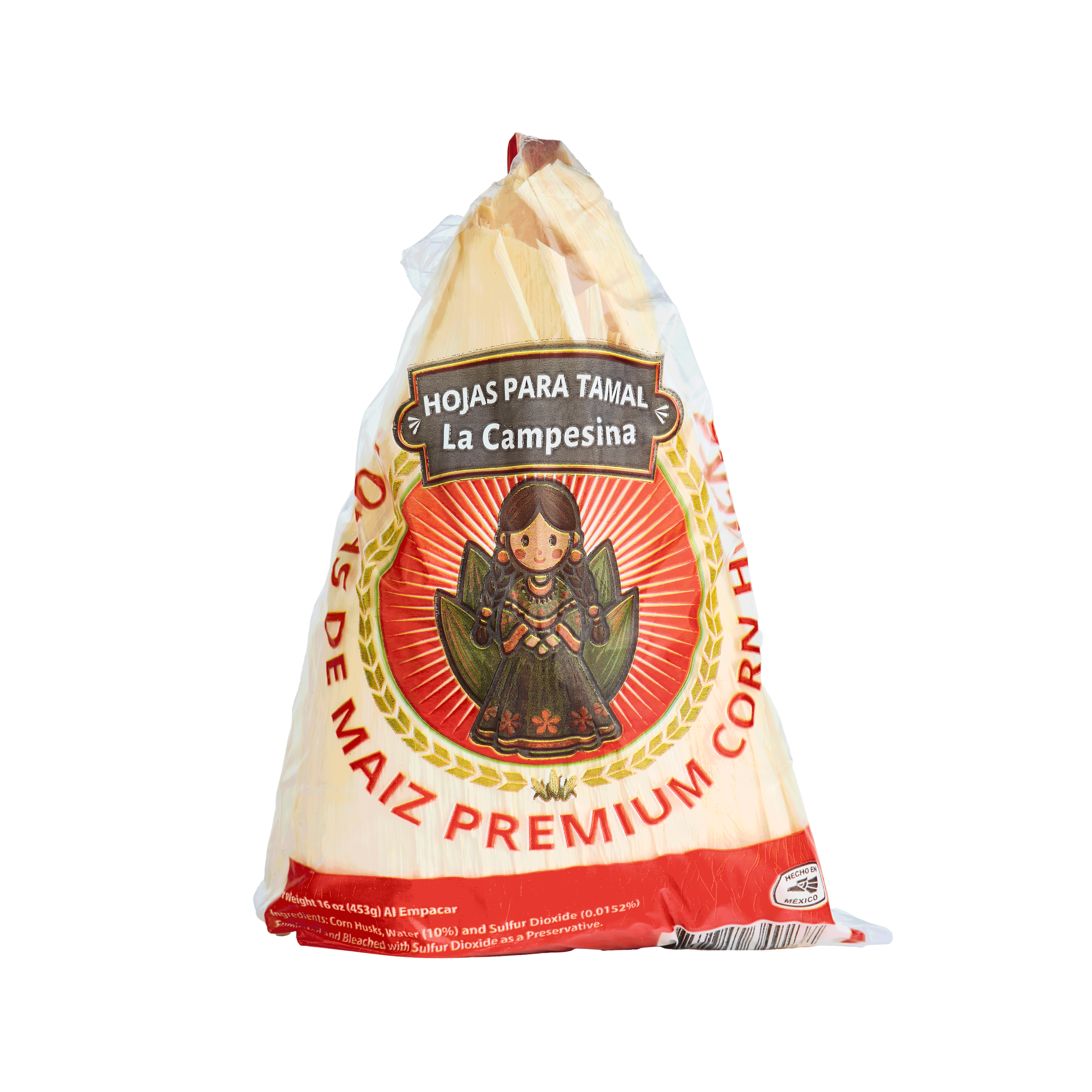 (12 pack) La Campesina Premium Dried Corn Husks for Authentic Tamales 16 oz