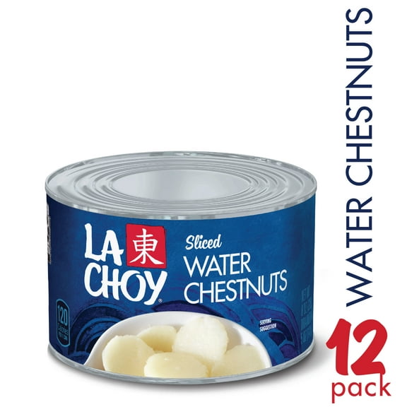 (12 pack) La Choy Sliced Water Chestnuts, 8 Ounce, 12 Pack