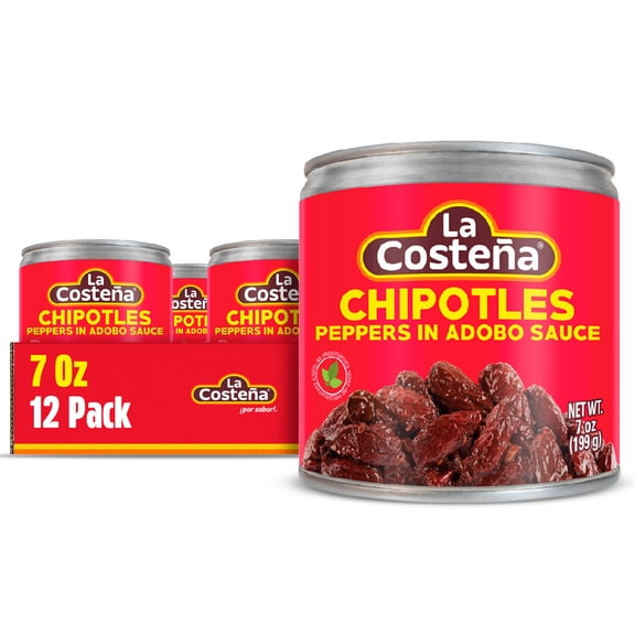 (12 pack) La Costea Chipotle Peppers in Adobo Sauce, 7 oz