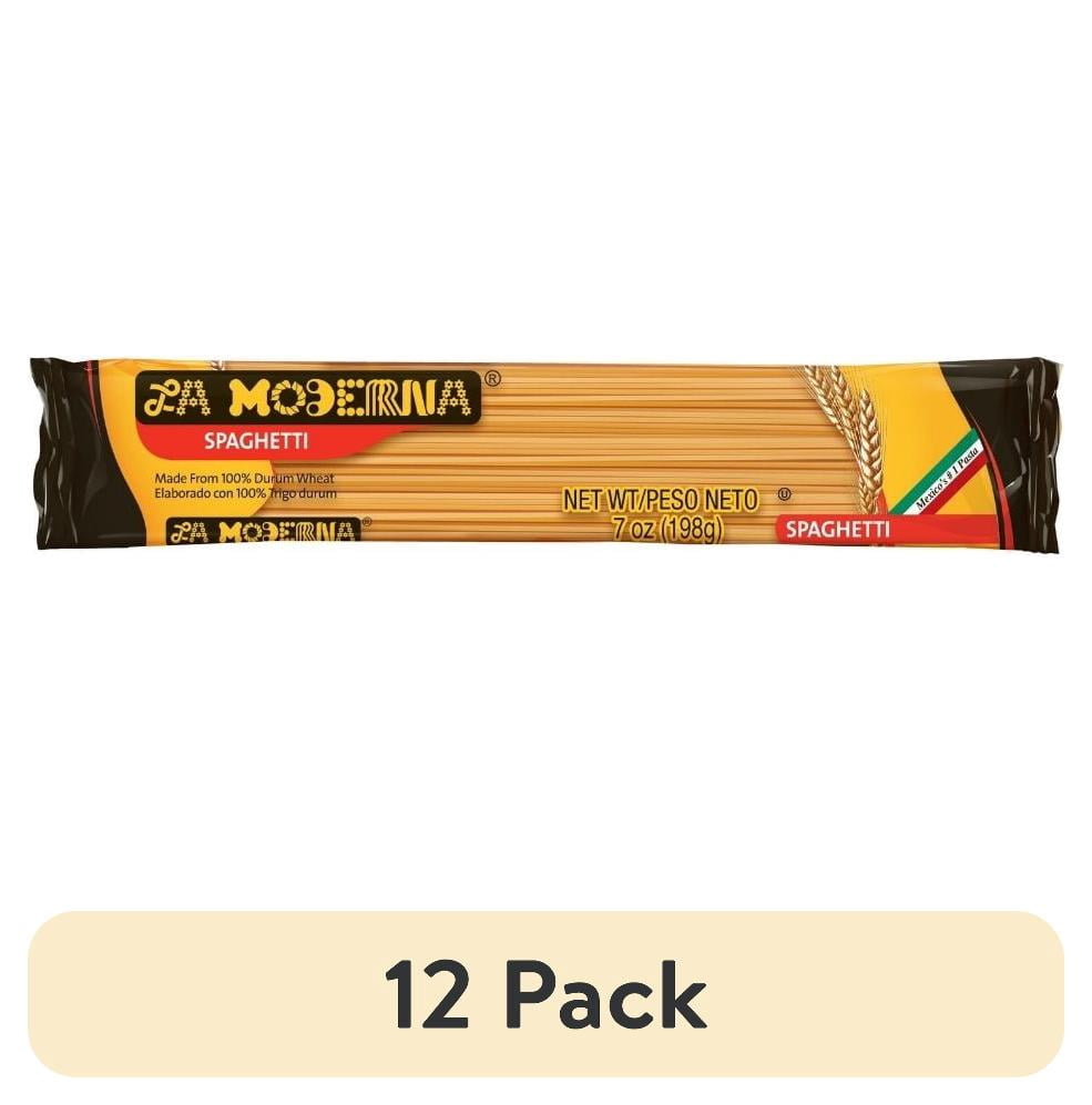 (12 pack) La Moderna, Spaghetti Pasta, Durum Wheat, 16 oz