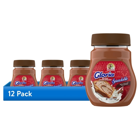 (12 pack) Las Sevillanas Gloria Spreadable with Pecans, 13.1 oz
