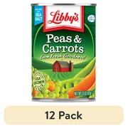 (12 pack) Libby's Peas & Diced Carrots, 15 oz can