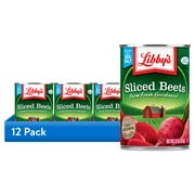 (12 pack) Libby's Sliced Beets, Canned Vegetables, 15 oz