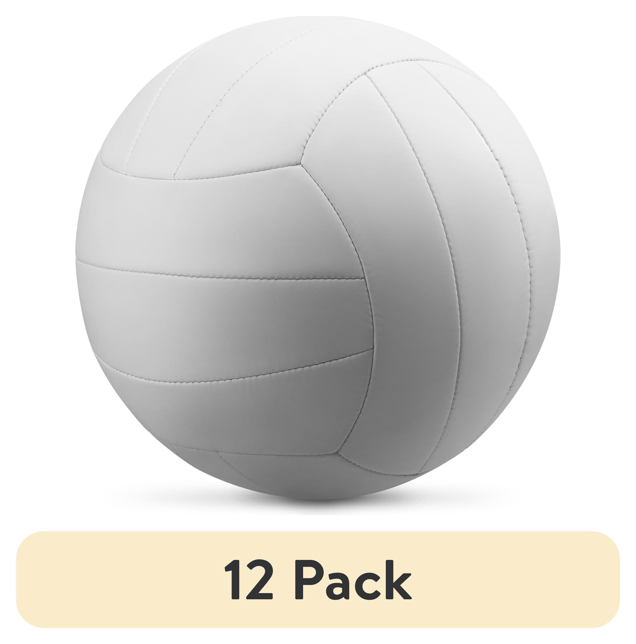 (12 pack) Lifeworks All-Weather Volleyball, Durable Non-Slip Grip, Weatherproof, Balanced Weight, Indoor & Outdoor Use
