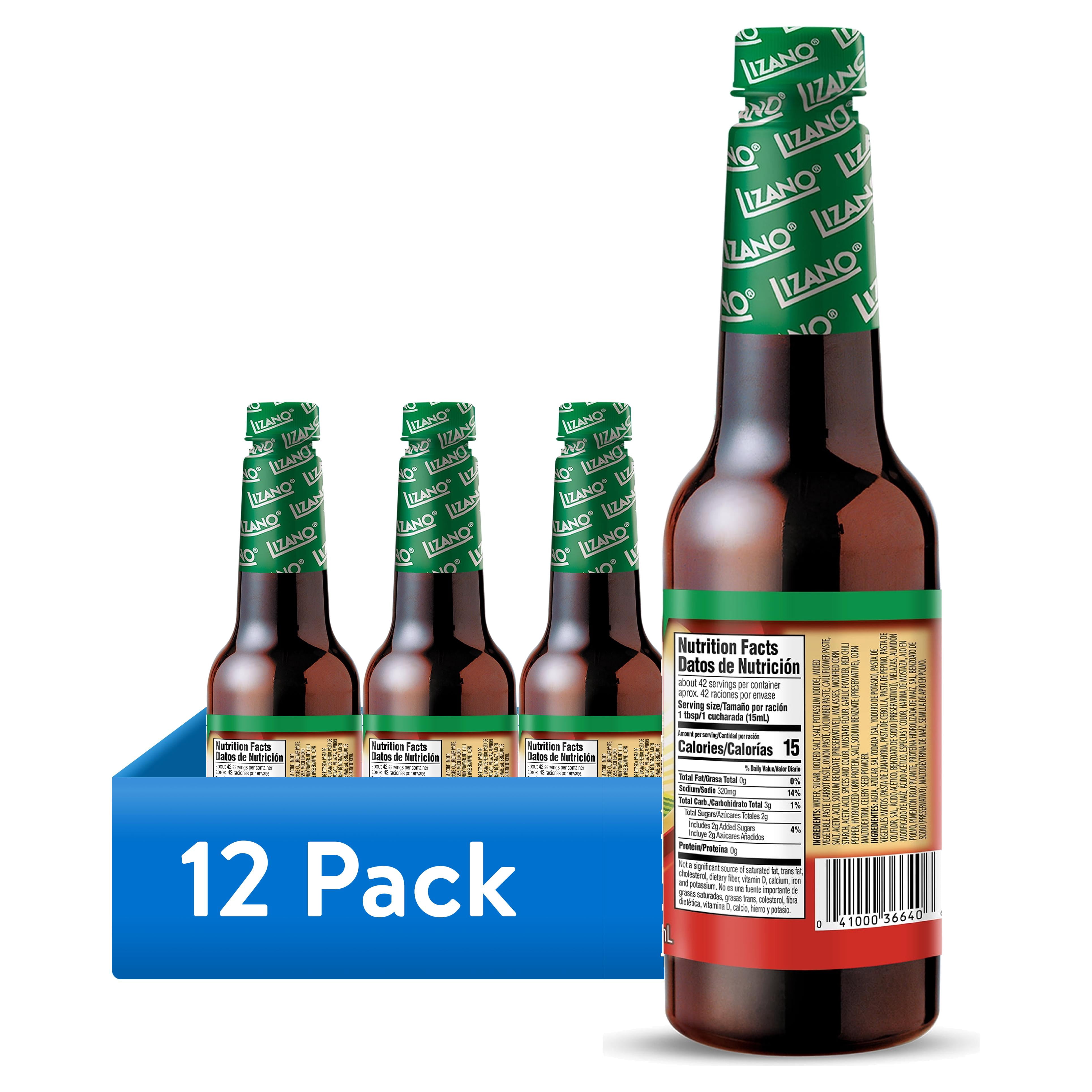 (12 pack) Lizano Sauce Original Flavor, Made with Vegetables and Spices, 21.1 fl oz