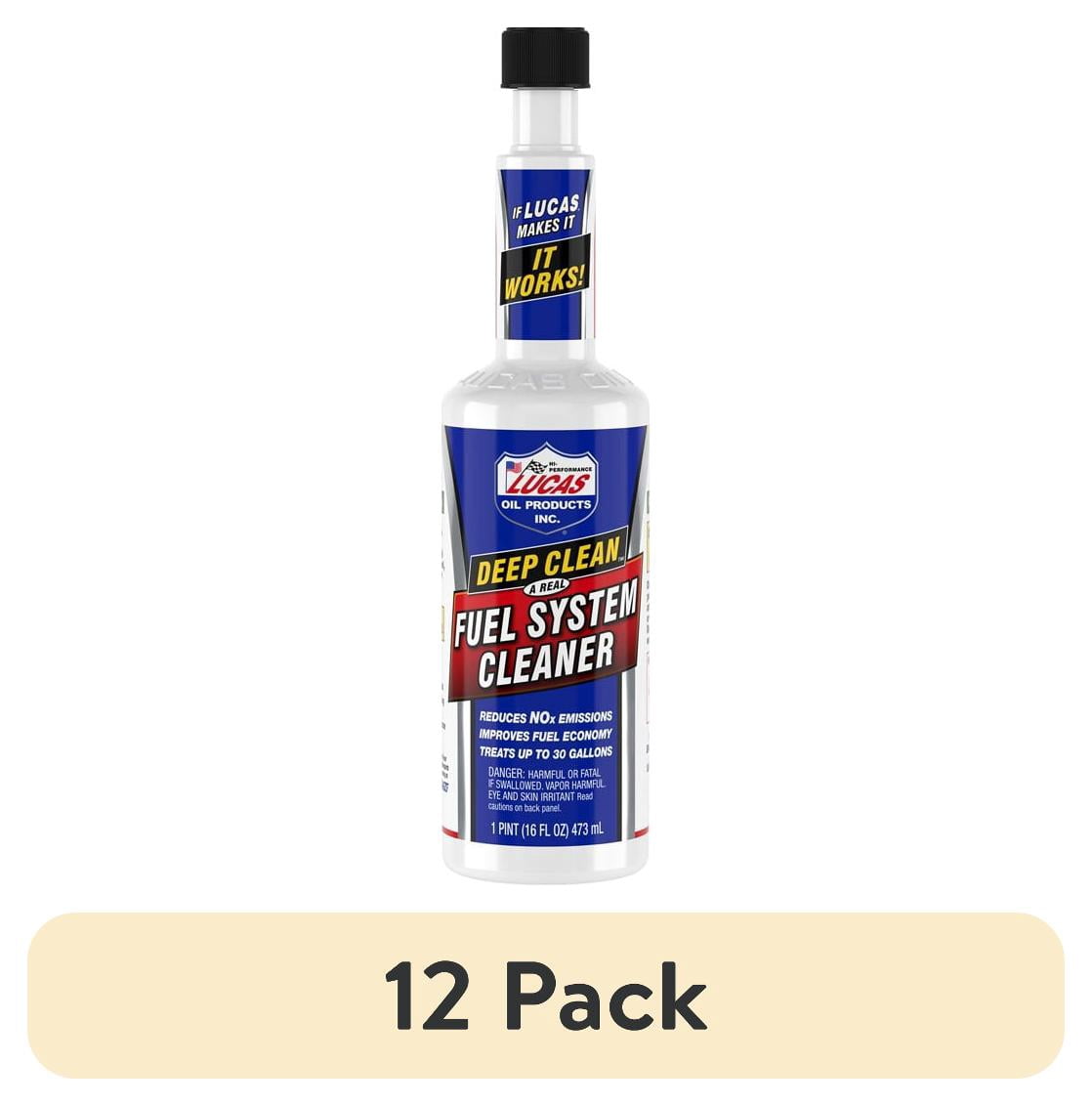 (12 pack) Lucas Oil 10512 Deep Clean Fuel System Cleaner Performance Additive 16 Ounce
