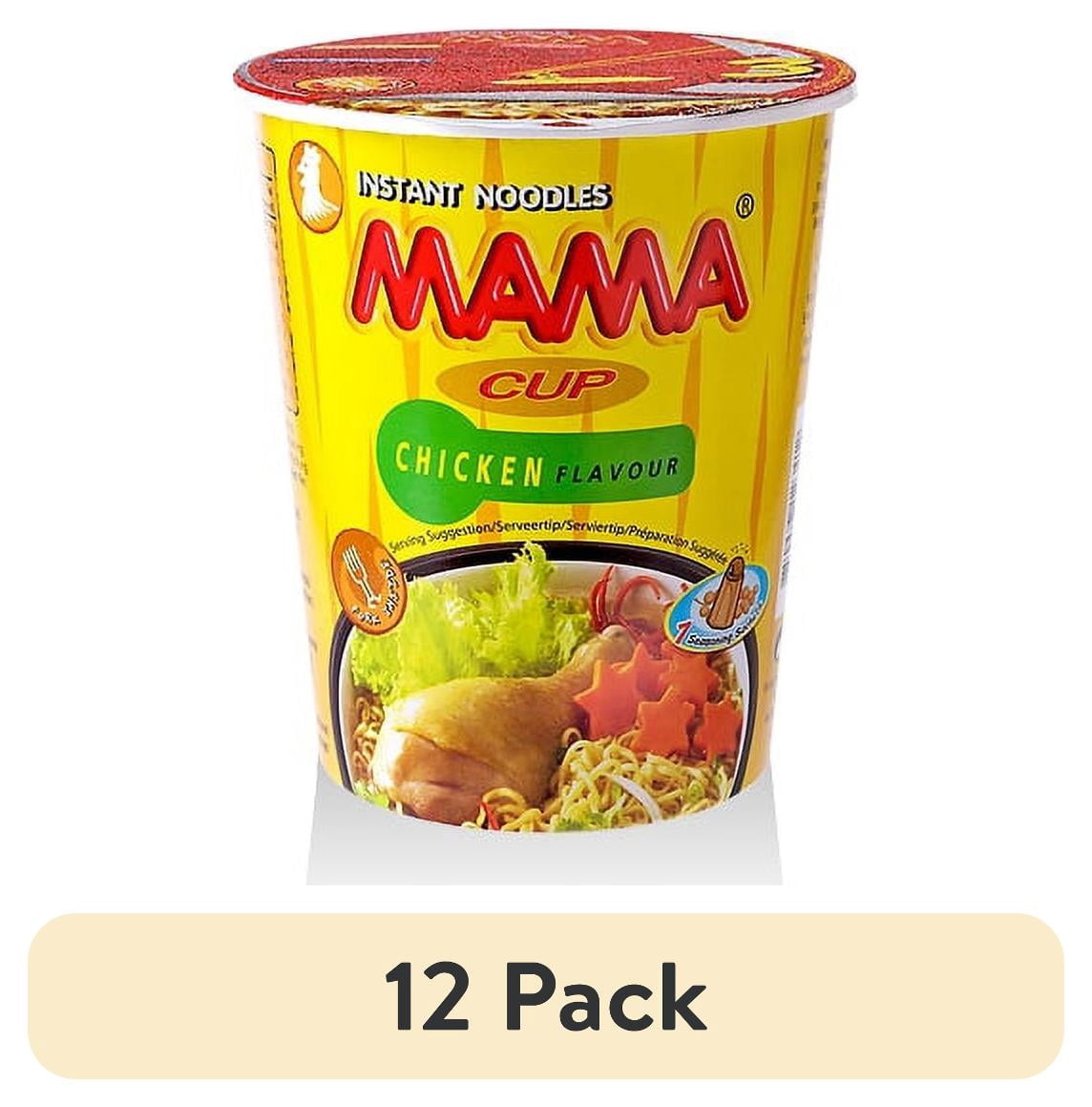 (12 pack) MAMA Instant Chicken Cup Noodles, 2.47 Oz