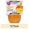 thumbnail image 1 of (12 pack) Parent's Choice Stage 1 Baby Food Mango Puree, 4 oz Cups, 2 Pack, 1 of 11