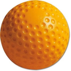 (12 pack) MacGregor Yellow Dimpled Practice Softballs
