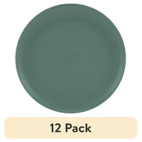 (12 pack) Mainstays - Sage Round Plastic Plate, 10.5 inch