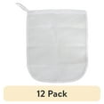 thumbnail interactive-video image 1 of (12 pack) Mainstays Delicates Mesh Wash Bag with Zipper Closure, White, 15" x 18", 1 of 11