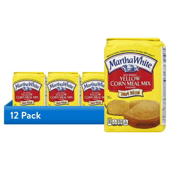 (12 pack) JM Smucker Martha White  Corn Meal Mix, 32 oz