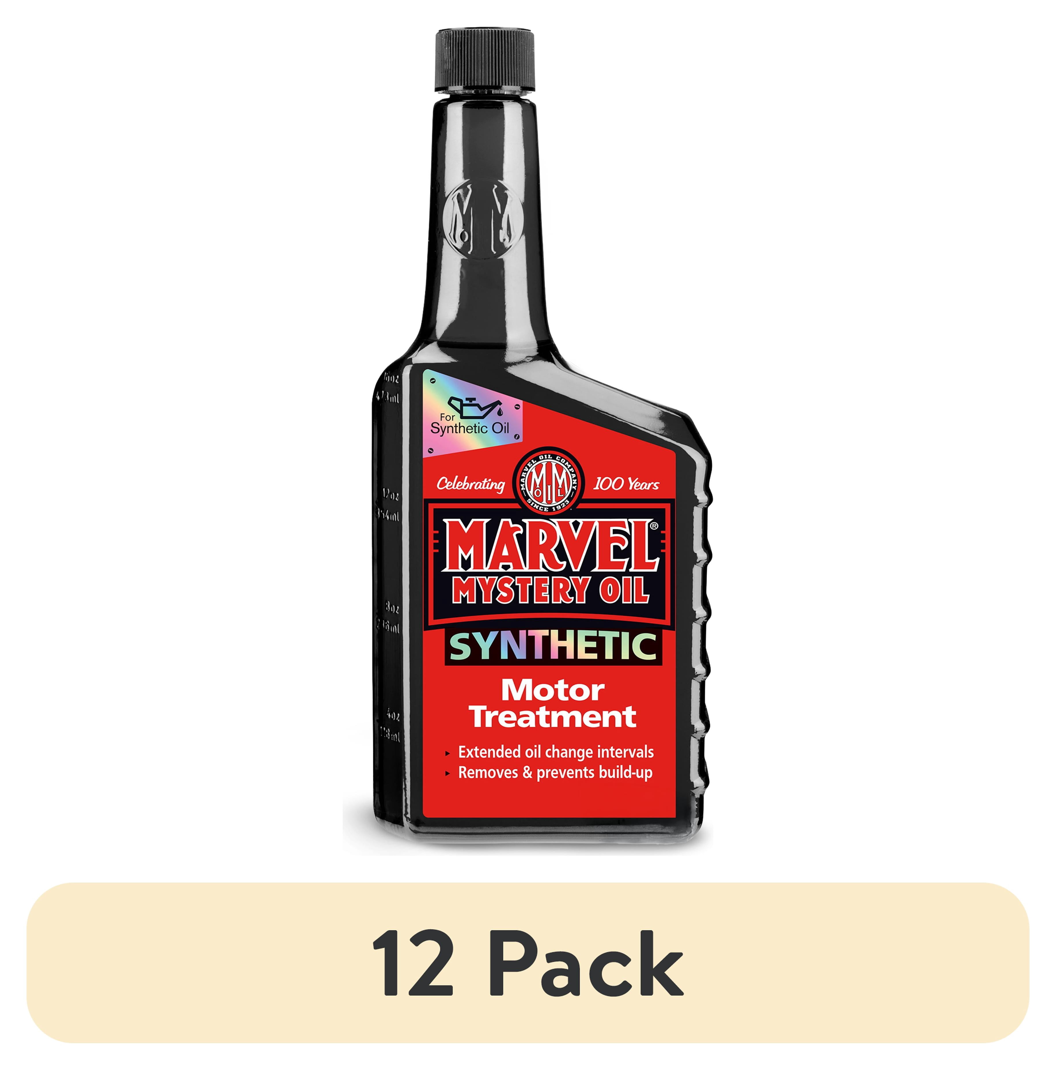 (12 pack) ‎Marvel Mystery Oil Motor Treatment Full Synthetic Motor Oil, 16 fl oz