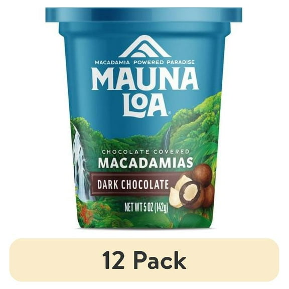(12 pack) Mauna Loa Ml Dk Chocolate Mac Nuts Cup 5oz