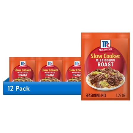 (12 pack) McCormick Mississippi Roast Instant Pot Seasoning Mix, 1.25 oz Packet