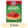 thumbnail image 1 of (12 pack) McCormick Thick And Zesty Spaghetti Sauce Seasoning Mix, 1.37 oz Packet, 1 of 25