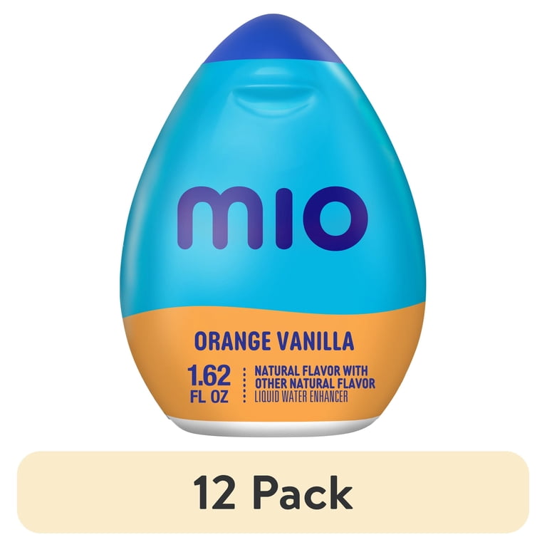 12 pack) MiO Vitamins Orange Vanilla Sugar Free Water Enhancer