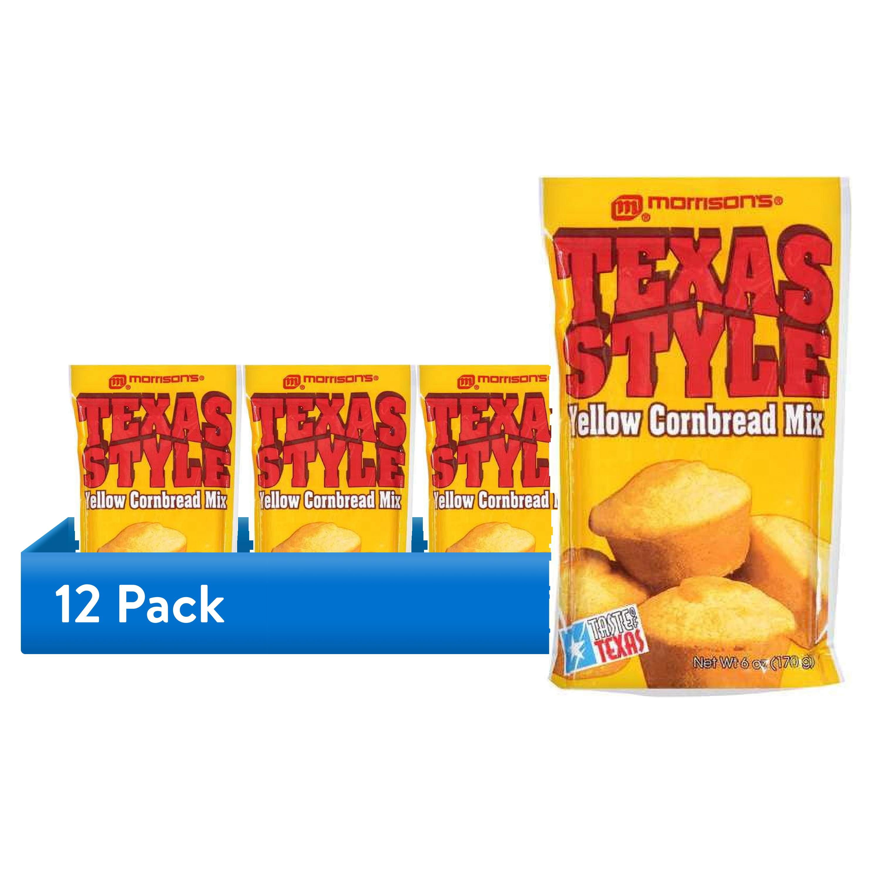 Morrison Cornbread Mix (12 pack) Morrison's Authentic Texas Style Cornbread Mix, 6 oz ...