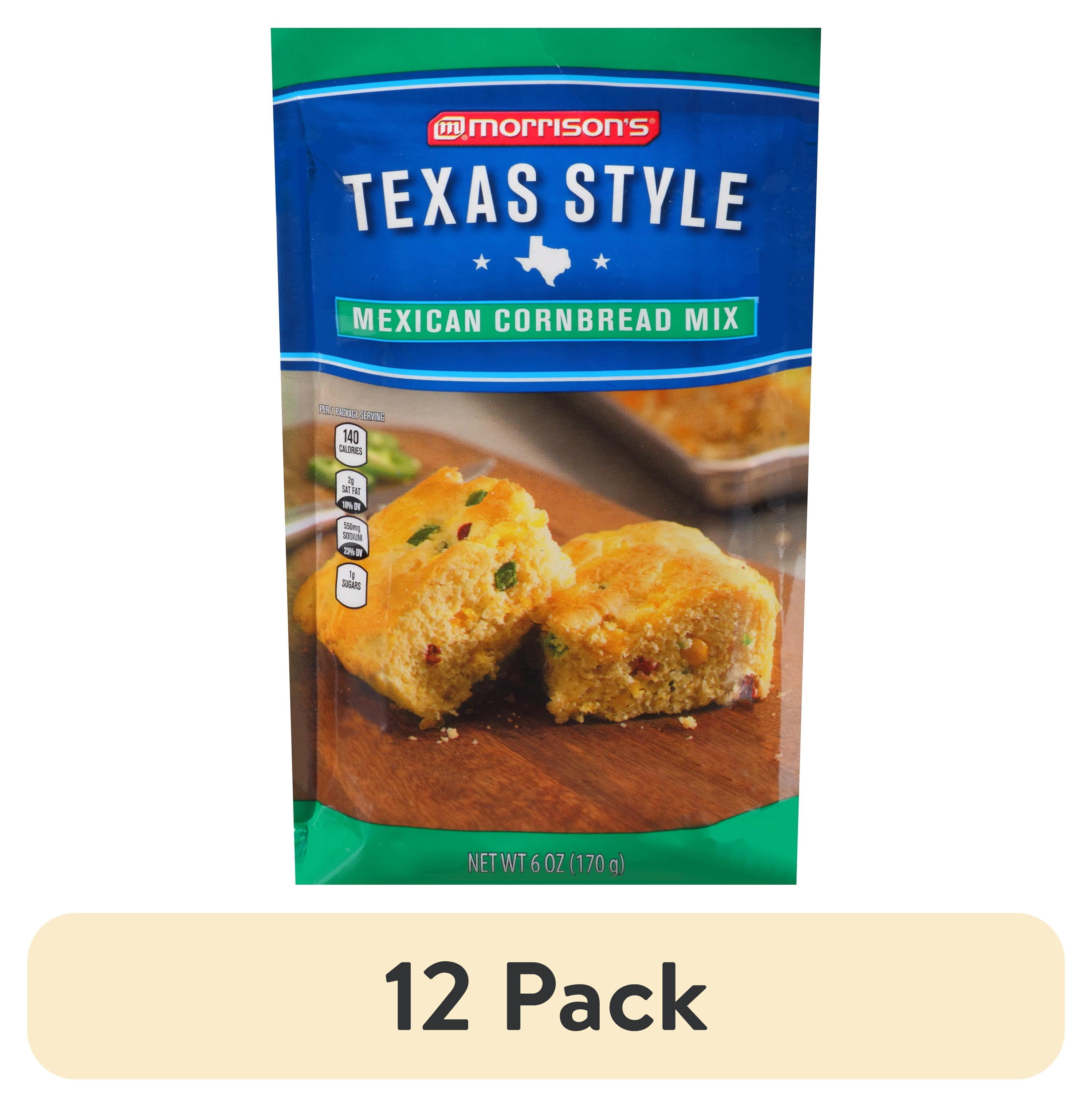 (12 pack) Morrison's® Texas Style Mexican Cornbread Mix 6 oz. Pouch