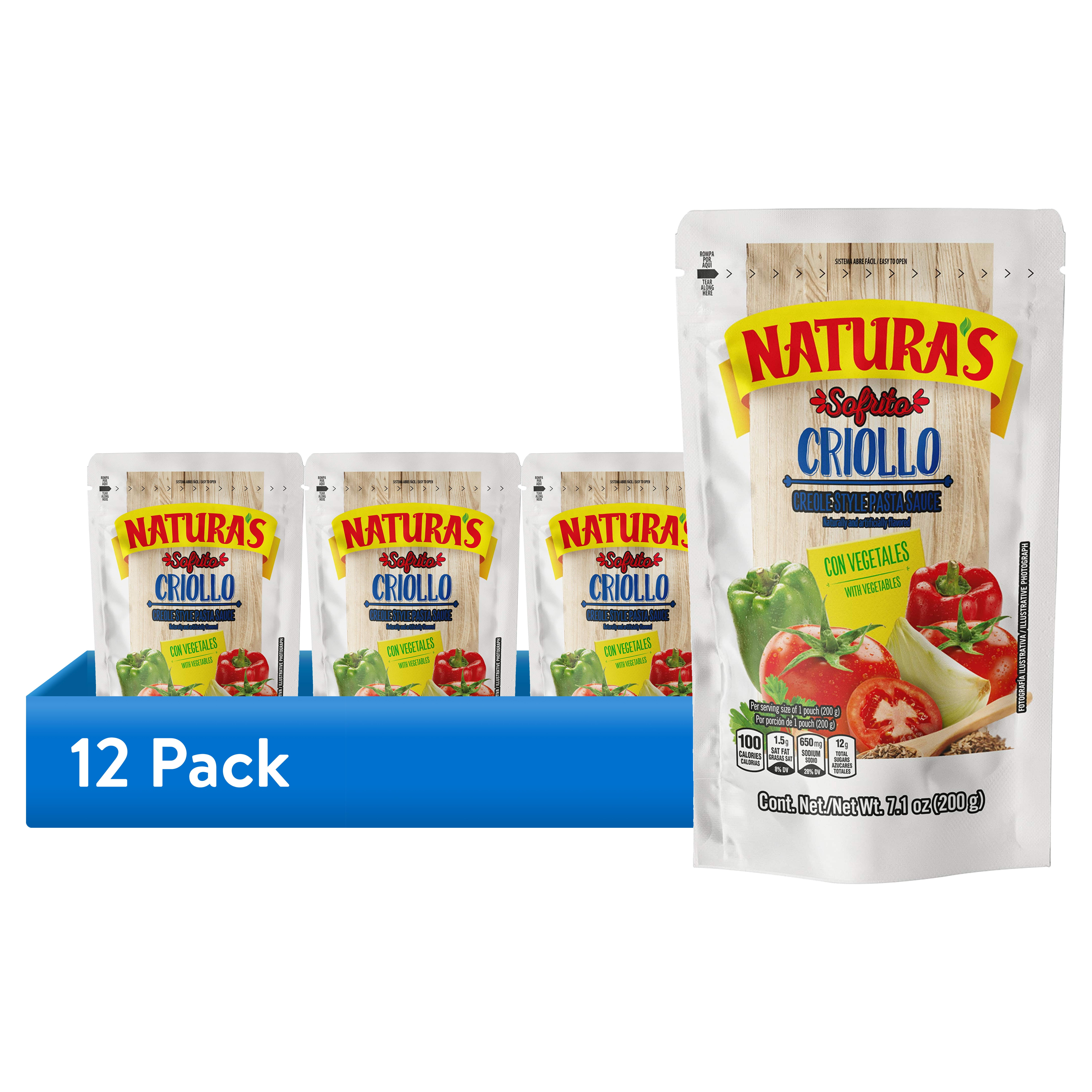 (12 pack) Natura's Sofrito Criollo Sauce, 7.1 oz (12 Pack)
