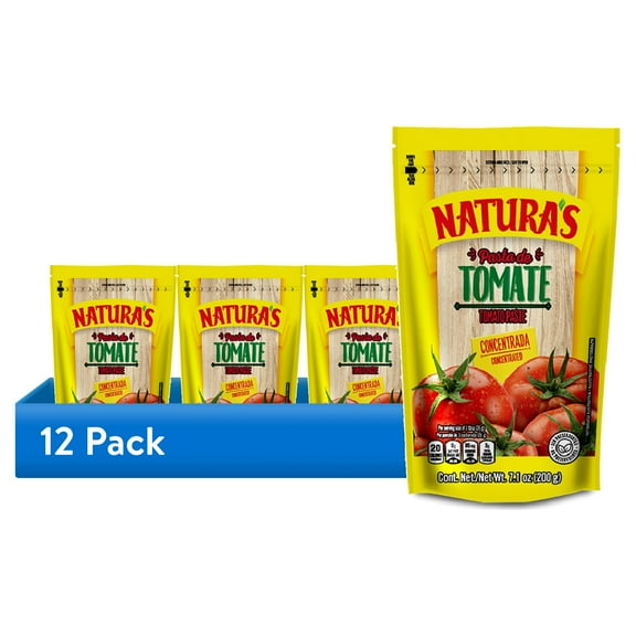 (12 pack) Natura's Tomato Paste Trad 24/7.1 oz