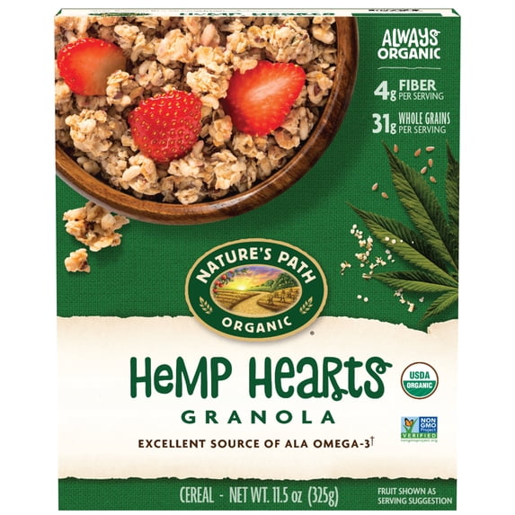 Nature's Path Organic Granola, Hemp Hearts, 11.5oz Box