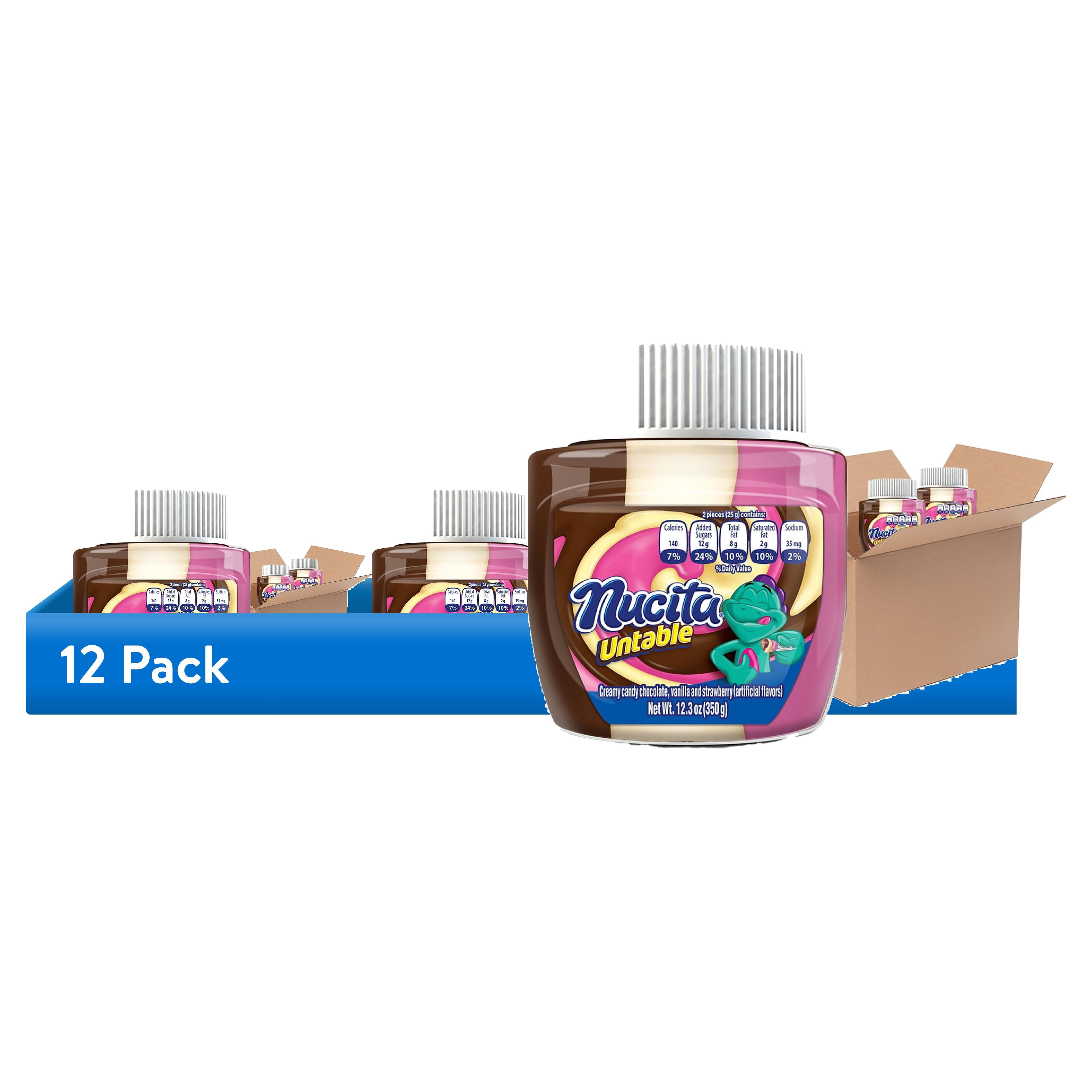 (12 pack) Nucita Tri-Sabor Spreadable Jar, 12.35 oz, Pack of 2